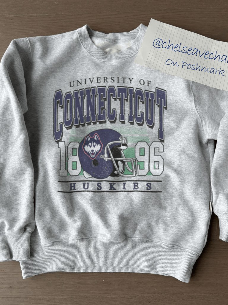 Uconn Huskies Football Sweatshirt, University Of Connecticut Uconn Huskies Shirt
